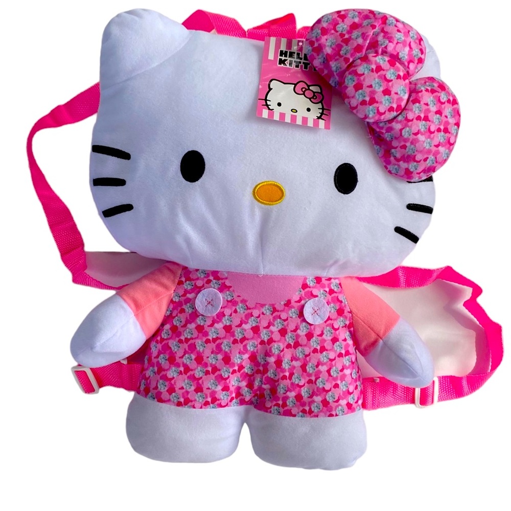 NWT Pink Plushie Hello Kitty Backpack— Y2K Lolita style 🎀